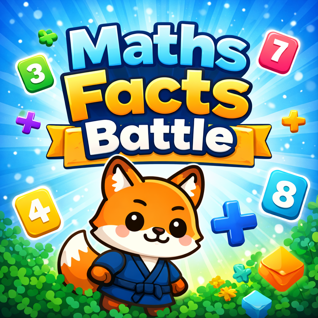 Maths Facts Battle app preview